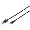 Câble USB DIGITUS - USB Type A vers USB-C - USB 3.1 - 1m - Noir