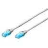 DIGITUS Ecoline cordon de raccordement - 7 m - gris