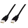 Câble USB 2.0 - DIGITUS - Type A M/M - 3 m - AWG 30 - Noir