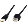 Assmann electronic Digitus Câble USB USB 2.0 USB-A mâle, USB-A femelle 3.00 m noir