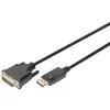 CÂBLE ADAPTATEUR DISPLAYPORT DP VERS DVI-D DIGITUS DB-340301-030-S