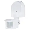 Renkforce 1296294 PIR-bewegingsmelder Wand 180 ° Relais Wit IP44