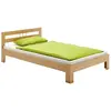 Idimex Lit simple en pin massif THEO 100 x 200 cm - couleur hêtre