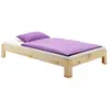 Idimex Lit futon THOMAS couchage simple 90 x 200 cm 1 place / 1 personne, en pin massif vernis naturel