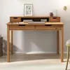 Idimex Bureau RAUL L 114 cm en bois massif coloris chêne avec quatre t...