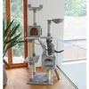 KERBL PET Square Arbre à Chat Gris 59 x 50 x 182 cm