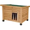 KERBL Maison pour chat Rustica 57x42x45cm - Bois