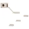 Mur d'escalade pour chat - KERBL - Montblanc - 6 éléments - Bois, sisal, tissu