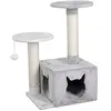 Kerbl Maxi-Pet 81622 Arbre à chat Saphir Light Blanc/Gris 60x50x80 cm