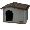 Maison Kerbl Pet Paola Eco L 75 x l 59 x H 55 cm bleu / gris pour chat