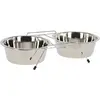 KERBL Gamelle double avec support - 2x 1800 ml - Pour chien et chat