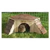 KERBL Maison Nature avec rampe pour rongeurs - 37x37x16cm