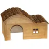 Maison pour rongeur - KERBL - Nature - Toit galbé - 40 x 25 x 25 cm