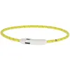 Collier LED - KERBL - Maxi Safe - Jaune - 65 cm x 10 mm