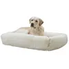 Kerbl Lit douillet Fluffy - Crème - 100 x 70 cm