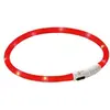 KERBL PET Maxi Safe Collier Lumineux pour Chien Rouge 55 cm