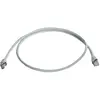 Telegärtner - Cordon de raccordement - RJ-45 (M) pour RJ-45 (M) - 50 cm - FTP - CAT 5e - gris
