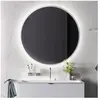 Emco, Armoire de toilette, pure + miroir lumineux LED, diamètre 790 mm...