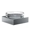 Emco Liaison 183000101 Porte-savon rond en verre/chrome 90 x 90 mm