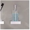 Emco Liaison Distributeur de Savon Liquide 240ml Verre Cristal Chrome ...