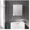 Emco MEE Armoire miroir avec éclairage à poser (60 cm de large), miroi...
