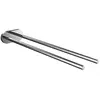 Emco Round handdoekhouder 2-lids vast chroom