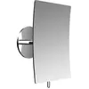 Emco Pure Miroir de rasage et de maquillage, grossissement x3, chromé, à coller dans la salle de bain, idéal pour le maquillage et le rasage