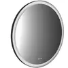 Emco, Miroir, round black miroir lumineux, diamètre 750mm, avec éclair...