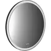 Emco, Miroir, round black miroir lumineux, diamètre 1000mm, avec éclai...