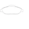 Remblokken set 2466001 Textar