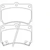 Remblokken set 2165404 Textar