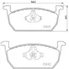 Remblokkenset Schijfrem 8db 8DB355032951 Hella Pagid GmbH