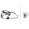 HELLA 6PU 230 040-721 Capteur, vitesse de roue - 2pôle - Essieu avant - avec support