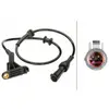 HELLA 6PU 230 040-571 Capteur, vitesse de roue - 2pôle - Essieu arrière - Câble: 660mm - avec support