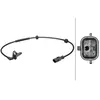 HELLA 6PU 012 679-161 Capteur, vitesse de roue - 2pôle - Essieu arrière - Câble: 620mm