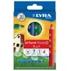 LYRA Crayons de couleur enfant triangulaires set de 6