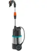FP - gardena 01764-61 Pompe à fibre de pluie 4700/2 inox Argenté/noir/turquoise/orange