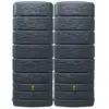 4rain SLIM STONE DECOR réservoir mural-SET 1000 L gris graphite 2 x SL...
