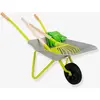 SMALL FOOT jouet pour enfant Brouette en métal avec outils de jardin