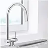 Mitigeur pour évier BLANCO 521543 - bec rabattable - économie d'eau - hauteur 490mm