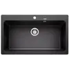 Blanco, Lavabo, Naxa XL 9 (Éviers à poser, 86 cm, 51 cm)