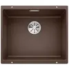 Evier en granit Blanco Subline 00-U - Marron - 1 bac - 86 cm - 50 cm