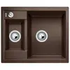 Évier à encastrer BLANCO METRA 6 - 60cm - Automatique - Granit Marron