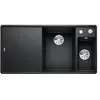 Blanco 525854 AXIA III 6 S-F Évier de Cuisine en Granit, Noir