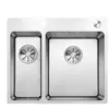 Blanco, Lavabo, Andano 340/180-IF/A (Éviers à poser, 50 cm, 58.50 cm)