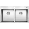 Blanco, Lavabo, Andano 400/400-IF/A (Éviers à poser, 86.50 cm, 50 cm)