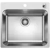 Évier - BLANCO - SUPRA 500-IF-A R12 - Inox Brossé - 1 Bac - Réversible