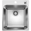 Blanco, Lavabo, Supra 400-IF/A R12 (Evier encastré, 44 cm, 50 cm)