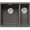 Blanco, Lavabo, SUBLINE 340/160-U (Evier sous plan, 55.50 cm, 46 cm)