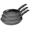 STONELINE® Lot de 3 Poêles 20/24/28 cm - Revêtement Antiadhésif avec d...